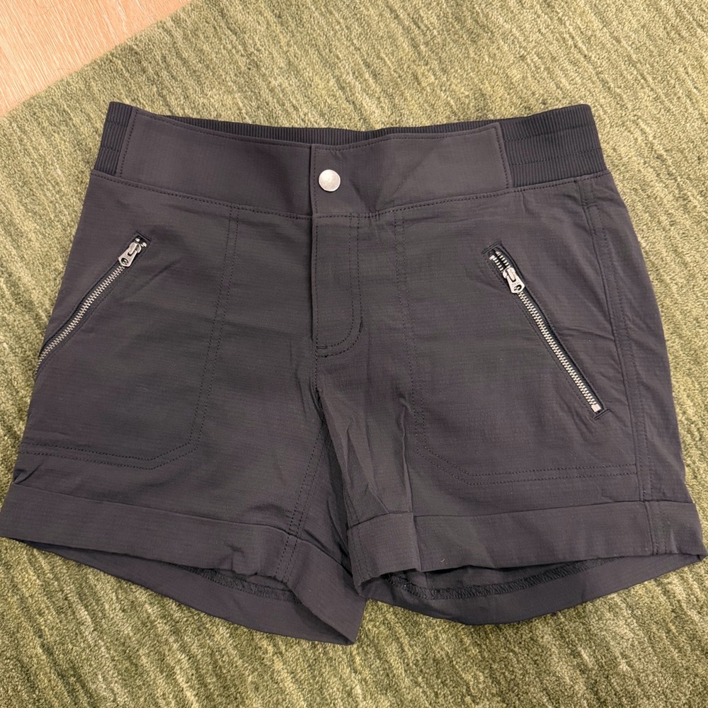 Athletes Women’s Black Performance Shorts with Zip Pockets